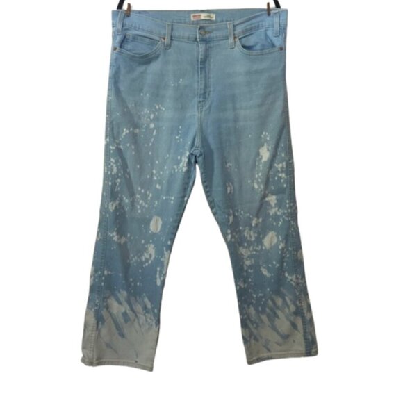 Levi's Denim - Levi's women's 34/25 Heritage High Rise Straight bleached light wash denim EUC